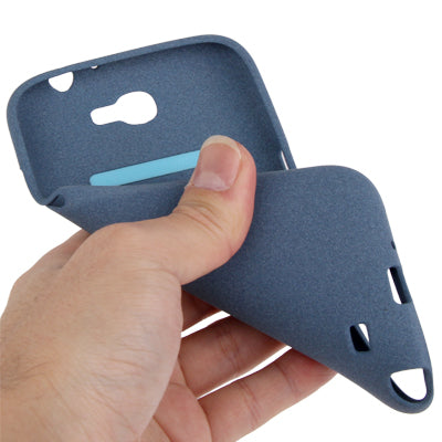Pure Color Frosted TPU Protection Case with Holder for Galaxy Note II / N7100
