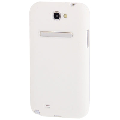 Pure Color Frosted TPU Protection Case with Holder for Galaxy Note II / N7100