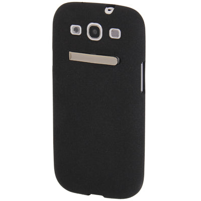 Pure Color Frosted TPU Protection Case with Holder for Galaxy SIII / i9300