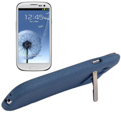 Pure Color Frosted TPU Protection Case with Holder for Galaxy SIII / i9300