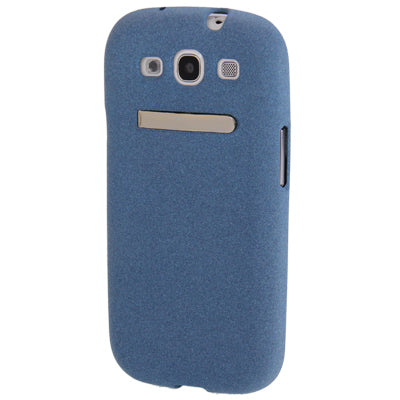 Pure Color Frosted TPU Protection Case with Holder for Galaxy SIII / i9300