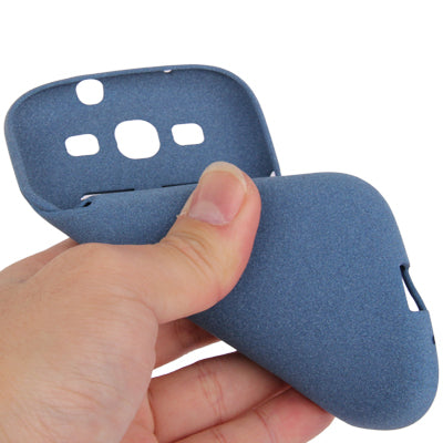 Pure Color Frosted TPU Protection Case with Holder for Galaxy SIII / i9300