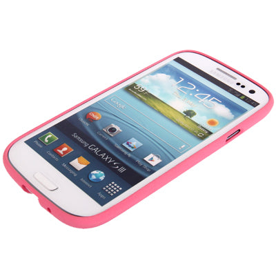 Pure Color Frosted TPU Protection Case with Holder for Galaxy SIII / i9300