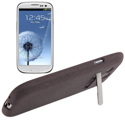 Pure Color Frosted TPU Protection Case with Holder for Galaxy SIII / i9300