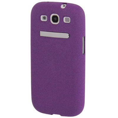 Pure Color Frosted TPU Protection Case with Holder for Galaxy SIII / i9300