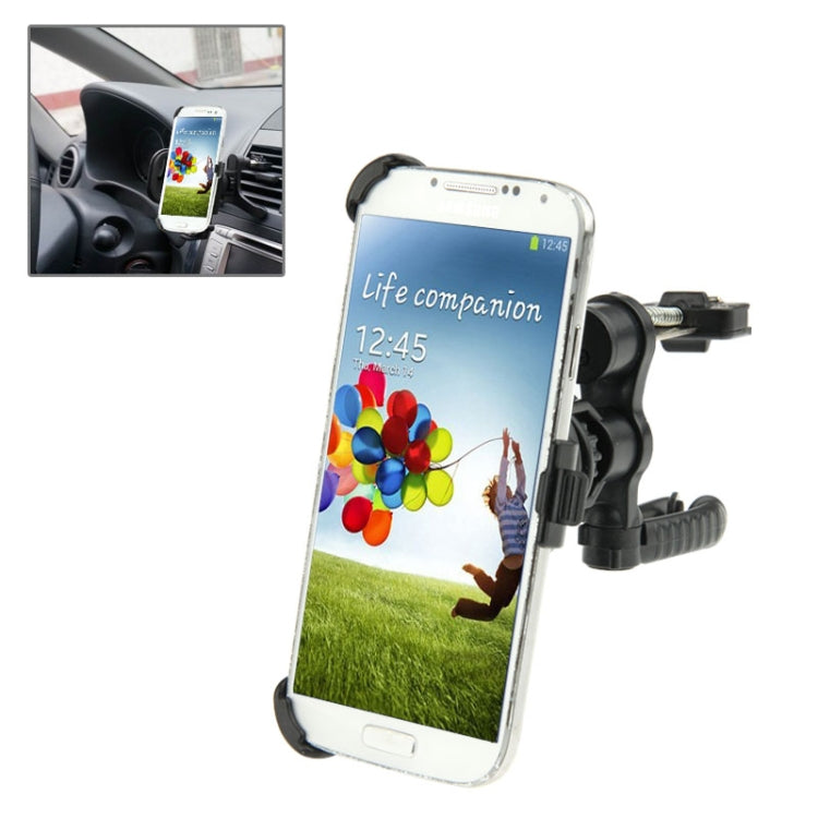 Air Conditioning Vent Car Holder for Galaxy S IV / i9500(Black)