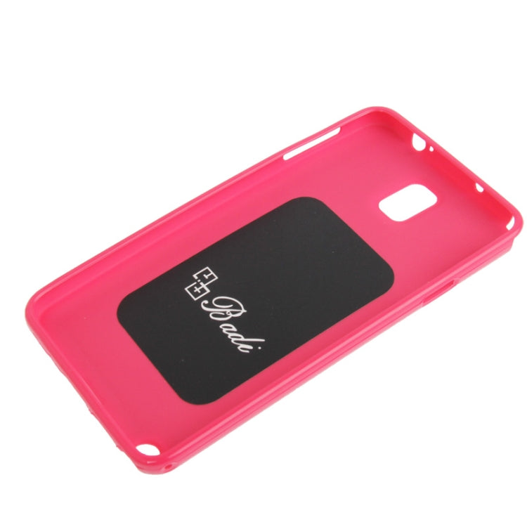 Cross Texture Leather + TPU Case with Credit Card Slots & Lanyard for Galaxy Note III / N9000