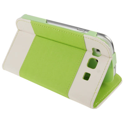 Cross Texture Horizontal Flip Leather Case with Credit Card Slots & Holder for Galaxy SIII / i9300