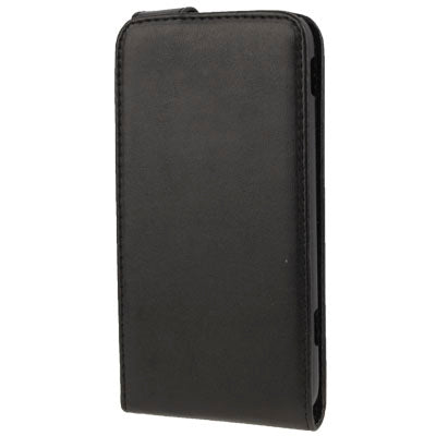 Vertical Flip Soft Leather Case for Samsung Ativ S / i8750(Black)