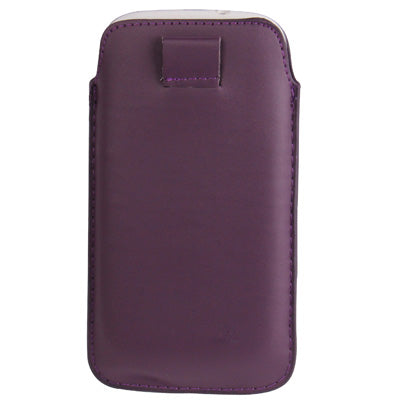 Pure Color Leather Case Pocket Pouch Sleeve Bag with Pull Tab for Galaxy SIII / i9300