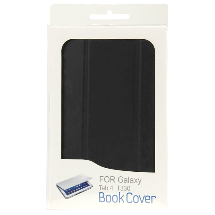 3-folding Litchi Texture Flip Leather Case with Holder for Galaxy Tab 4 8.0 / T330