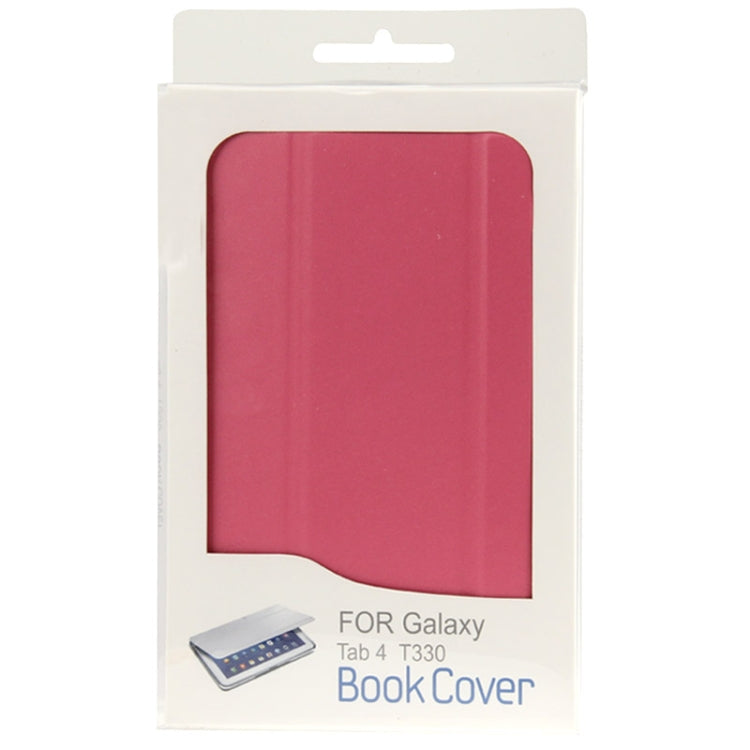 3-folding Litchi Texture Flip Leather Case with Holder for Galaxy Tab 4 8.0 / T330