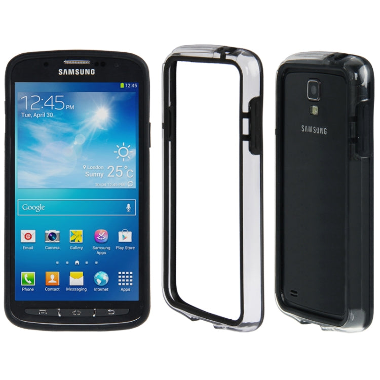 Transparent Plastic + TPU Bumper Frame for Galaxy S IV Active / i9295