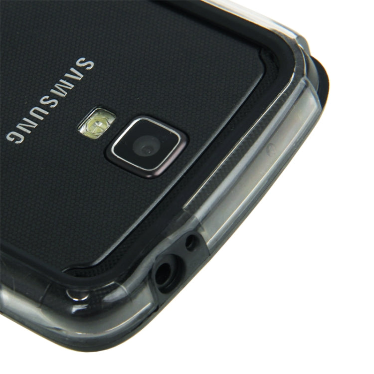 Transparent Plastic + TPU Bumper Frame for Galaxy S IV Active / i9295