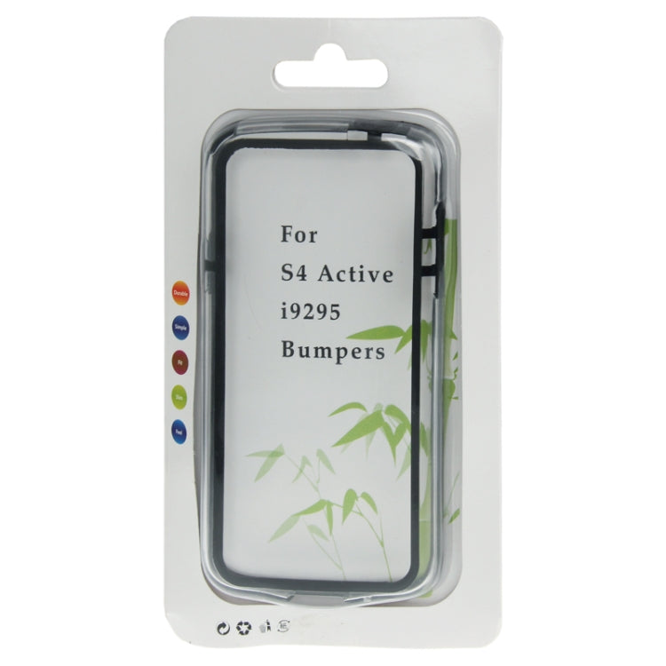 Transparent Plastic + TPU Bumper Frame for Galaxy S IV Active / i9295