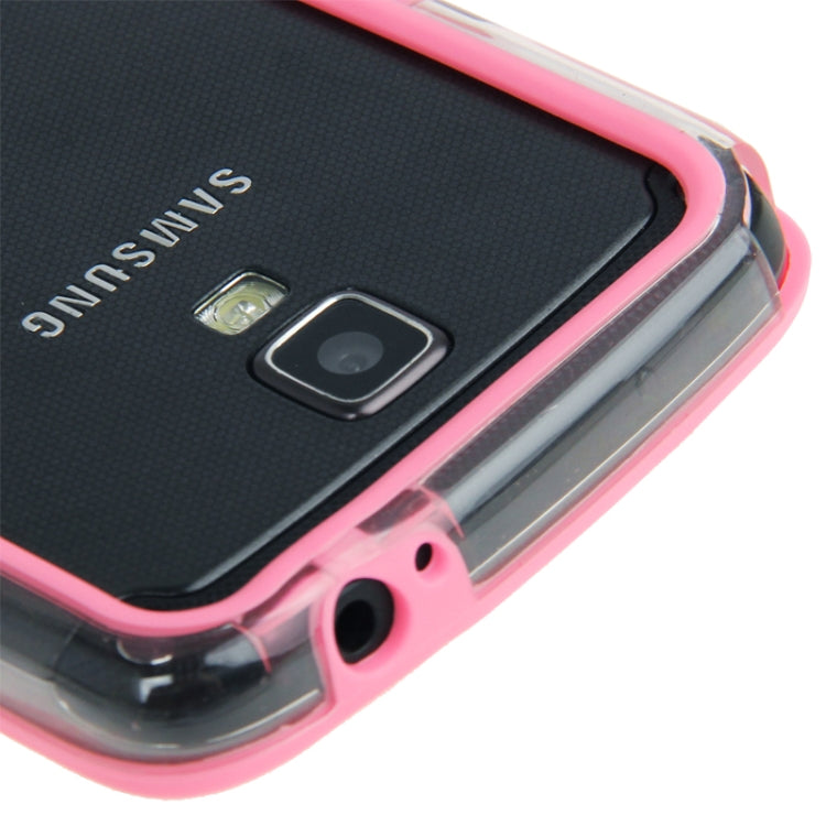Transparent Plastic + TPU Bumper Frame for Galaxy S IV Active / i9295