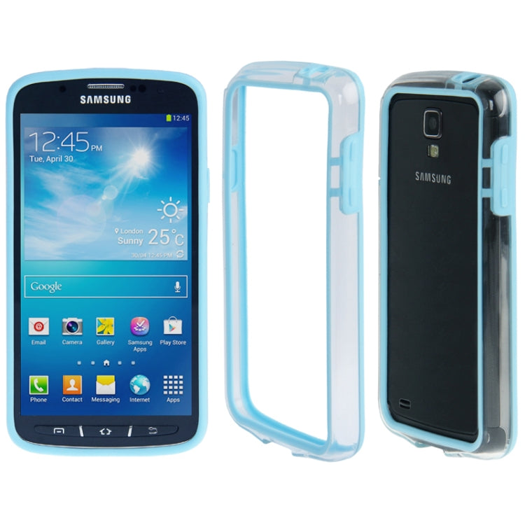 Transparent Plastic + TPU Bumper Frame for Galaxy S IV Active / i9295