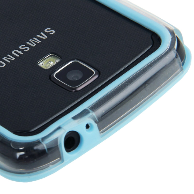 Transparent Plastic + TPU Bumper Frame for Galaxy S IV Active / i9295