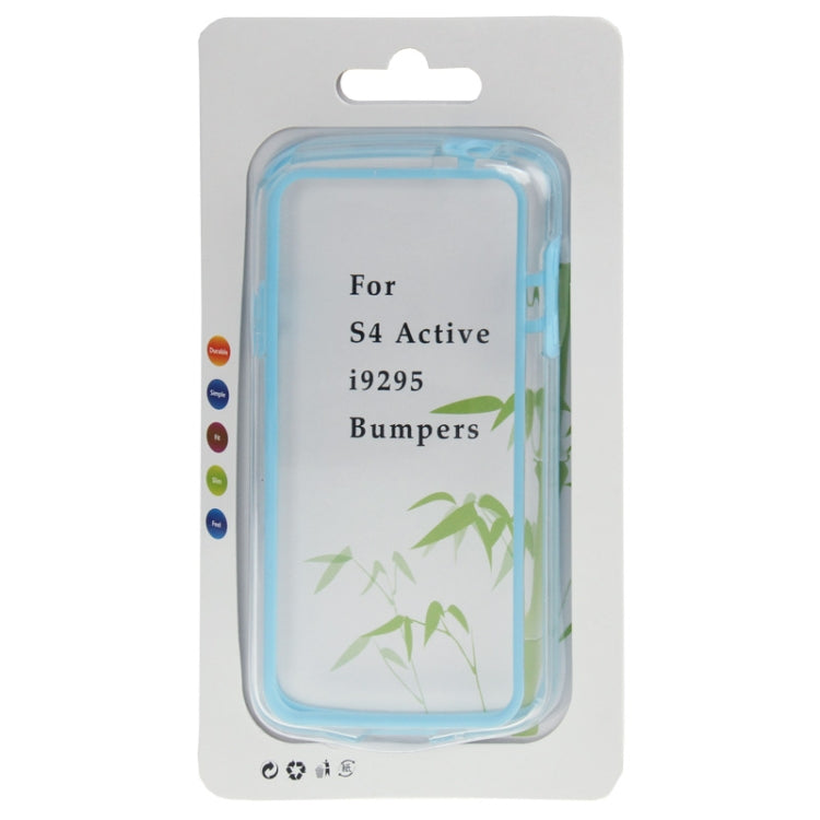 Transparent Plastic + TPU Bumper Frame for Galaxy S IV Active / i9295