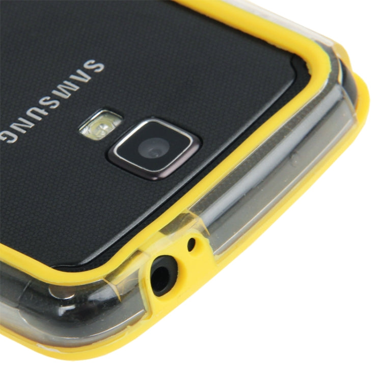 Transparent Plastic + TPU Bumper Frame for Galaxy S IV Active / i9295
