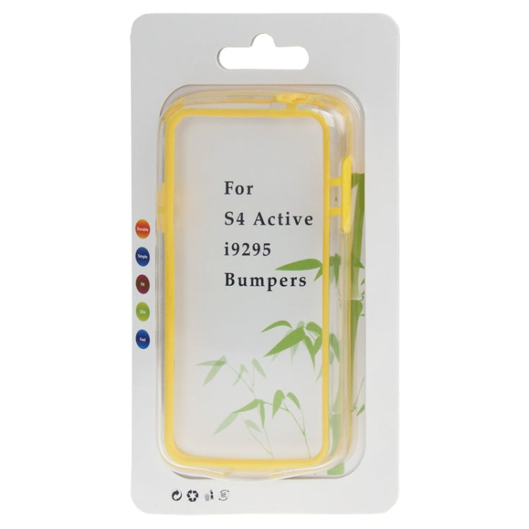 Transparent Plastic + TPU Bumper Frame for Galaxy S IV Active / i9295