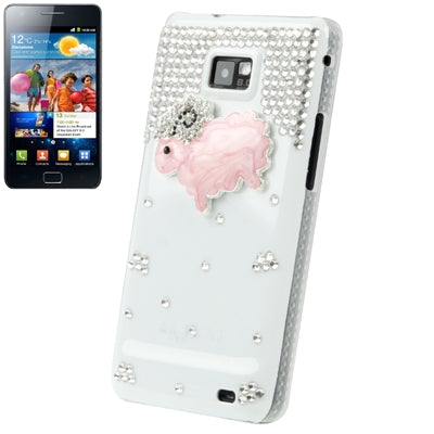 Sheep Style Handmade Diamond Encrusted Shell for Galaxy S II / i9100