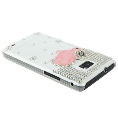 Sheep Style Handmade Diamond Encrusted Shell for Galaxy S II / i9100