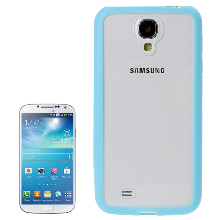 Transparent Plastic + TPU Frame Case for Galaxy S IV / i9500
