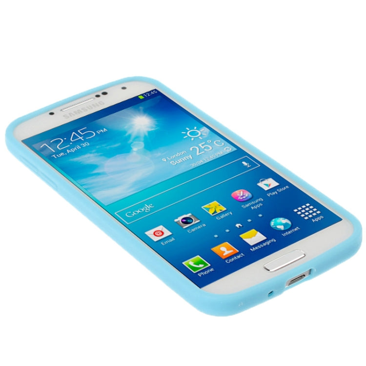 Transparent Plastic + TPU Frame Case for Galaxy S IV / i9500