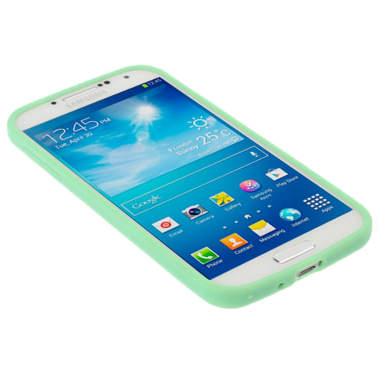 Transparent Plastic + TPU Frame Case for Galaxy S IV / i9500