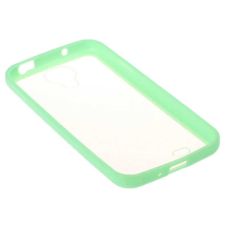 Transparent Plastic + TPU Frame Case for Galaxy S IV / i9500