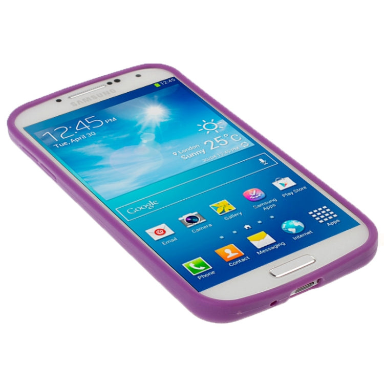 Transparent Plastic + TPU Frame Case for Galaxy S IV / i9500