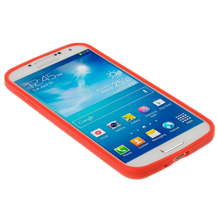 Transparent Plastic + TPU Frame Case for Galaxy S IV / i9500