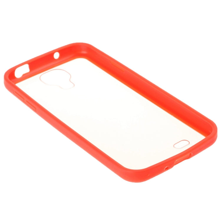 Transparent Plastic + TPU Frame Case for Galaxy S IV / i9500