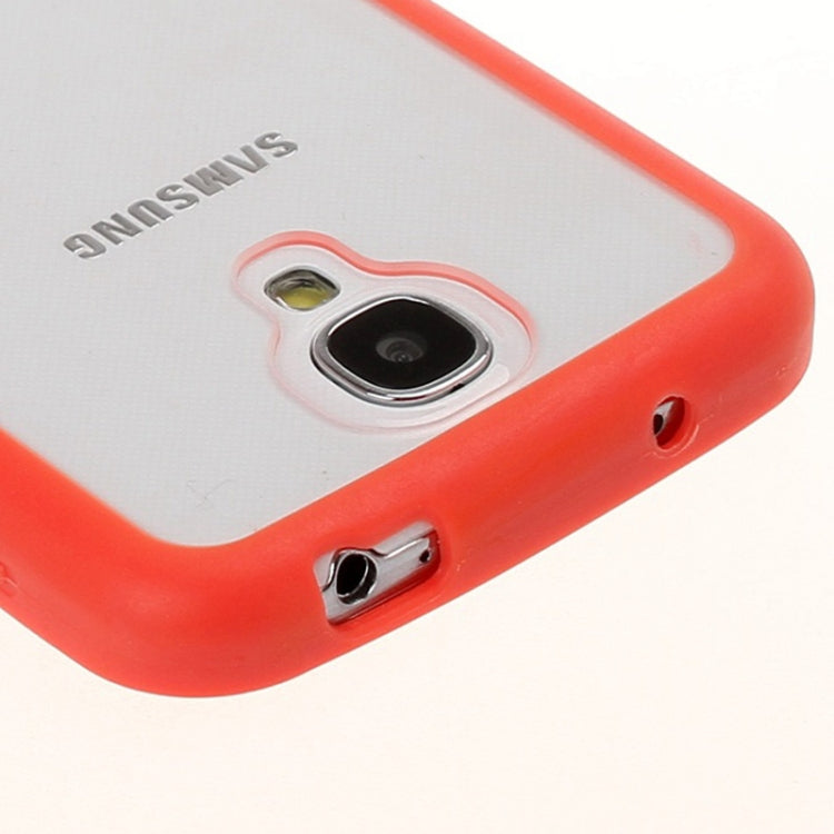 Transparent Plastic + TPU Frame Case for Galaxy S IV / i9500