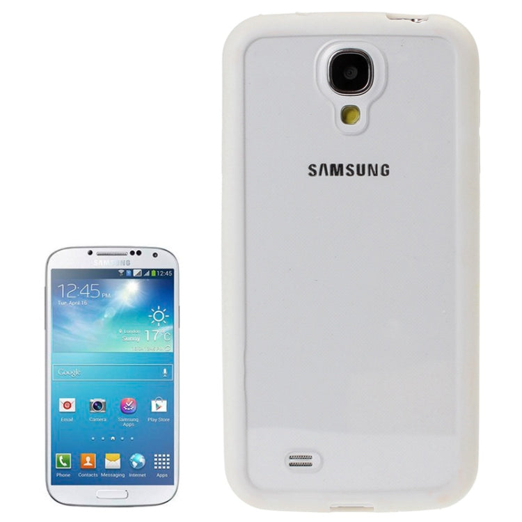 Transparent Plastic + TPU Frame Case for Galaxy S IV / i9500