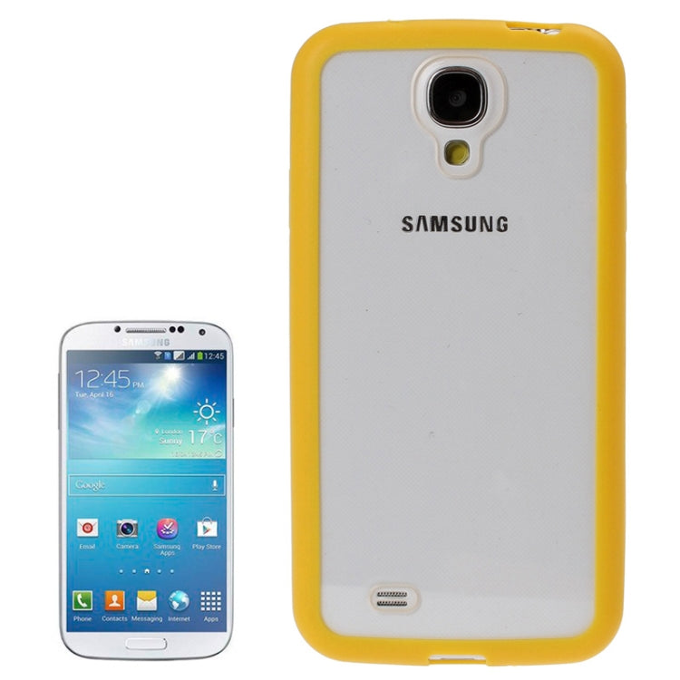 Transparent Plastic + TPU Frame Case for Galaxy S IV / i9500
