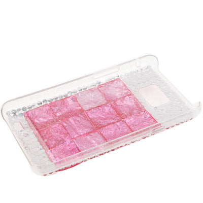 Bricks Crystal Diamond Encrusted Translucent PC Case for Galaxy S II / i9100