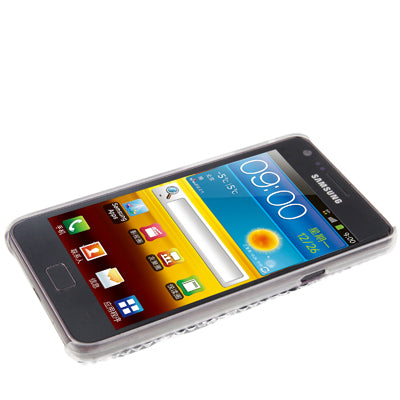 Bricks Crystal Diamond Encrusted Translucent PC Case for Galaxy S II / i9100