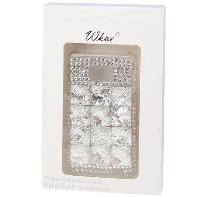 Bricks Crystal Diamond Encrusted Translucent PC Case for Galaxy S II / i9100