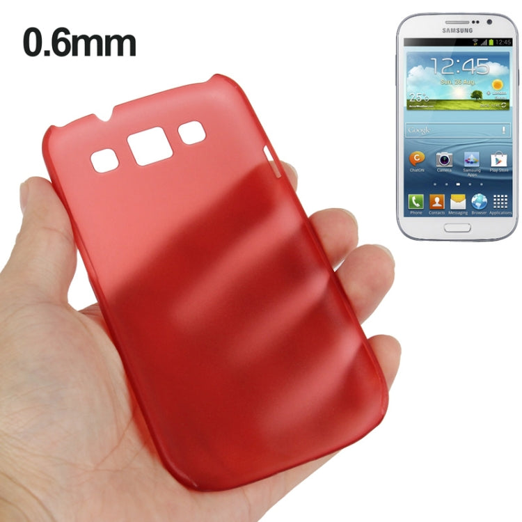 0.6mm Ultra Thin Translucent Plastic Protective Case for Galaxy SIII / i9300