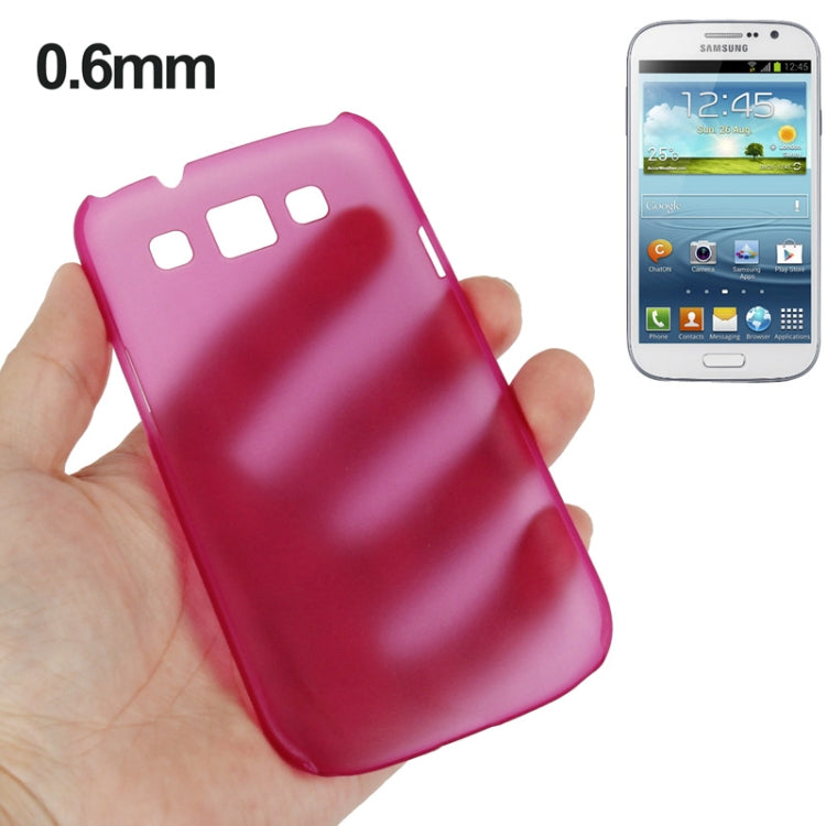 0.6mm Ultra Thin Translucent Plastic Protective Case for Galaxy SIII / i9300