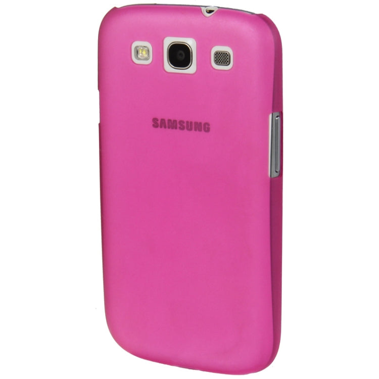 0.6mm Ultra Thin Translucent Plastic Protective Case for Galaxy SIII / i9300