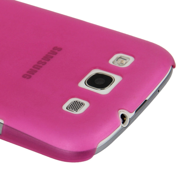 0.6mm Ultra Thin Translucent Plastic Protective Case for Galaxy SIII / i9300