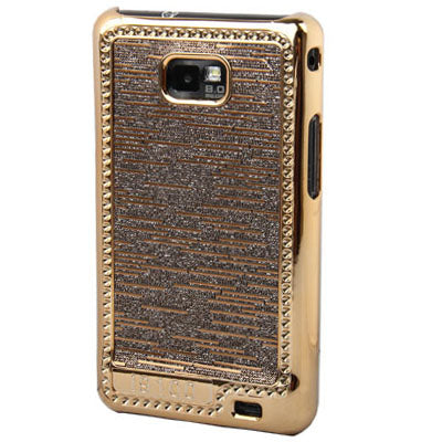 Gilded Electroplating Paste Skin Plastic Case for Galaxy S II / i9100