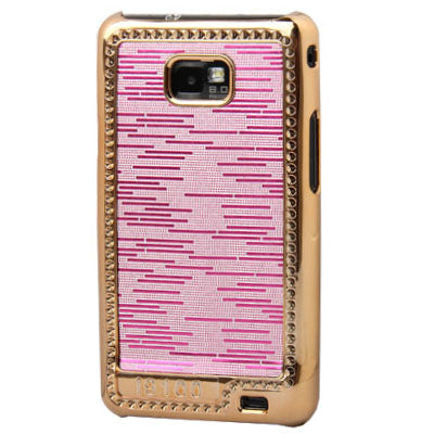 Gilded Electroplating Paste Skin Plastic Case for Galaxy S II / i9100