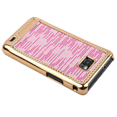 Gilded Electroplating Paste Skin Plastic Case for Galaxy S II / i9100