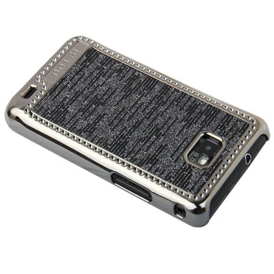 Silver Electroplating Paste Skin Plastic Case for Galaxy S II / i9100