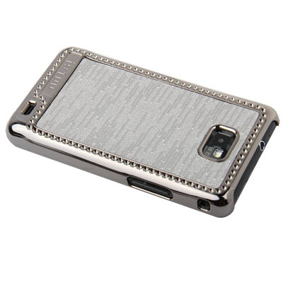 Silver Electroplating Paste Skin Plastic Case for Galaxy S II / i9100