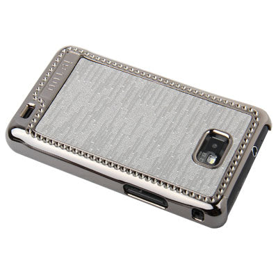 Silver Electroplating Paste Skin Plastic Case for Galaxy S II / i9100